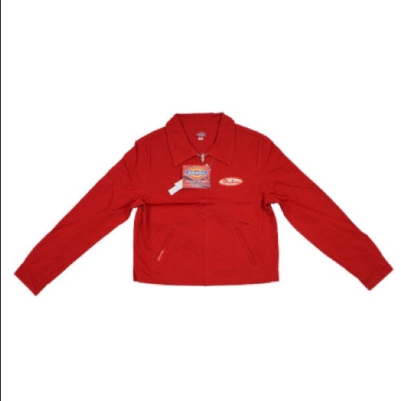 Dickies Jackets & Blazers - Dickies Classic Red Denim Jacket XL
